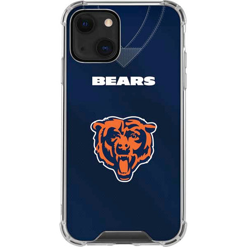 NFL Chicago Bears Team Jersey iPhone 14 Clear Case