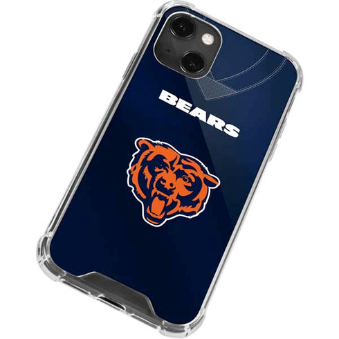 NFL Chicago Bears Team Jersey iPhone 14 Plus Clear Case