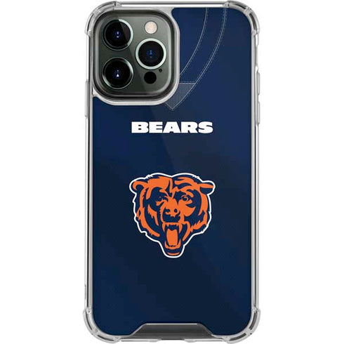 NFL Chicago Bears Team Jersey iPhone 14 Pro Max Clear Case
