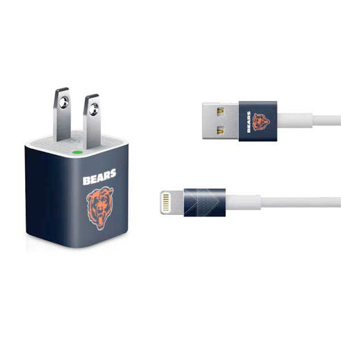 NFL Chicago Bears Team Jersey iPhone Charger (5W USB) Skin