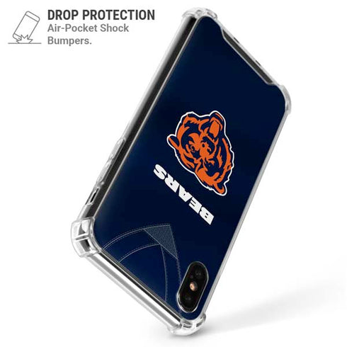 NFL Chicago Bears Team Jersey iPhone XS Max Clear Case