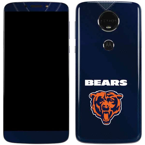 NFL Chicago Bears Team Jersey Moto E5 Plus Skin