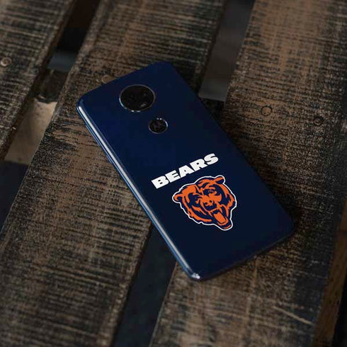 NFL Chicago Bears Team Jersey Moto E5 Plus Skin