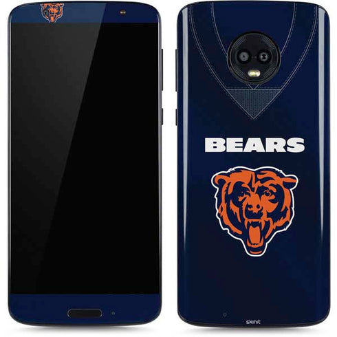 NFL Chicago Bears Team Jersey Moto G6 Skin