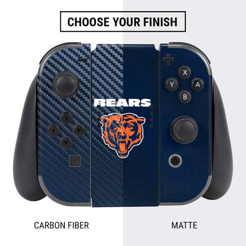 NFL Chicago Bears Team Jersey Nintendo Switch Bundle Skin