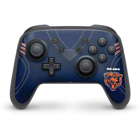 NFL Chicago Bears Team Jersey Nintendo Switch Pro Controller Skin
