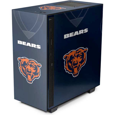 NFL Chicago Bears Team Jersey NZXT H510 Compact ATX Mid-Tower Case Skin