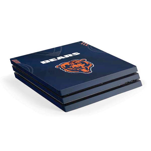 NFL Chicago Bears Team Jersey PS4 Pro Console Skin