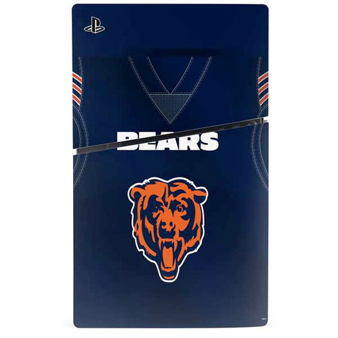 NFL Chicago Bears Team Jersey PS5 Slim Disk Console Skin
