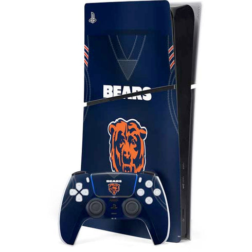 NFL Chicago Bears Team Jersey PS5 Slim Digital Edition Bundle Skin