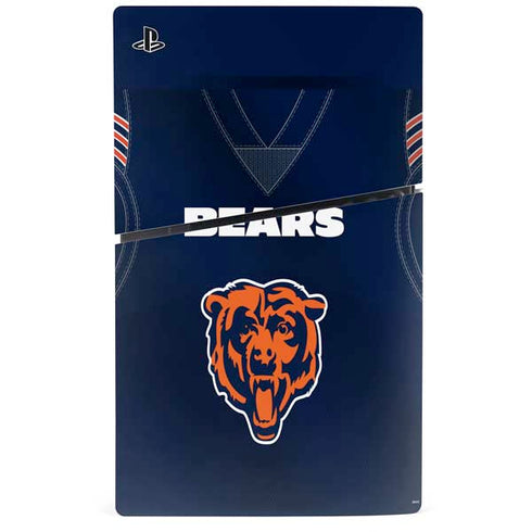 NFL Chicago Bears Team Jersey PS5 Slim Digital Edition Console Skin