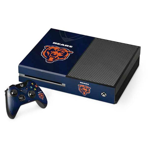 NFL Chicago Bears Team Jersey Xbox One Console and Controller Bundle Skin