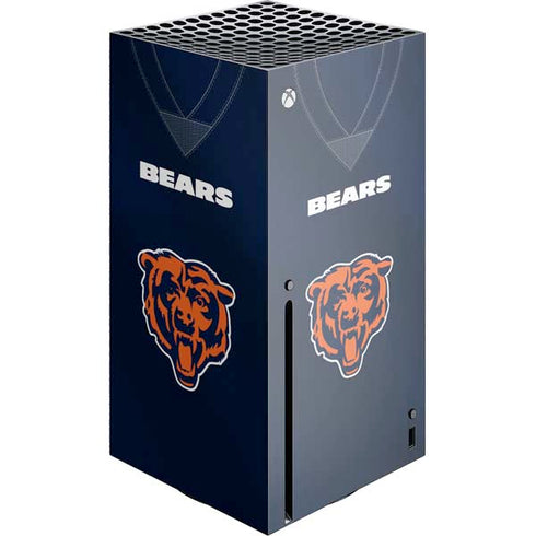 NFL Chicago Bears Team Jersey Xbox Series X Console Skin