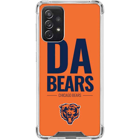NFL Chicago Bears Team Motto Galaxy A72 5G Clear Case