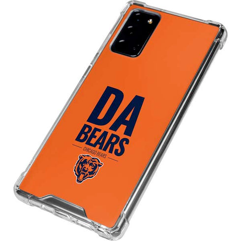 NFL Chicago Bears Team Motto Galaxy Note20 5G Clear Case