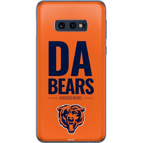 NFL Chicago Bears Team Motto Galaxy S10e Skin