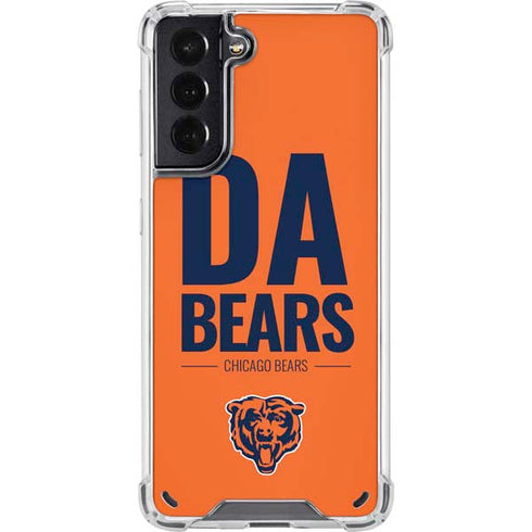 NFL Chicago Bears Team Motto Galaxy S21 5G Clear Case