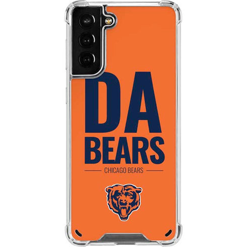 NFL Chicago Bears Team Motto Galaxy S21 Plus 5G Clear Case
