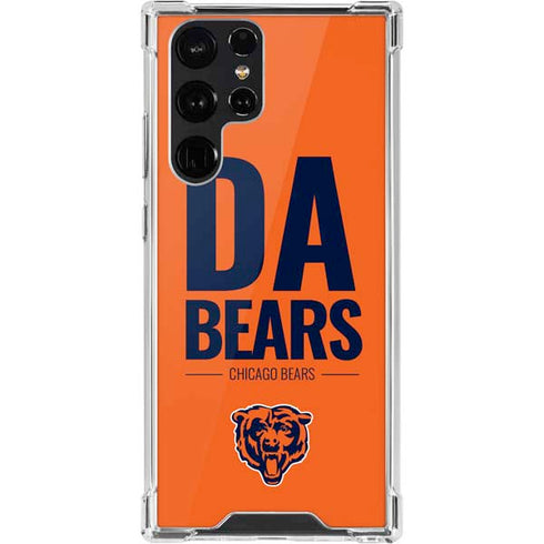 NFL Chicago Bears Team Motto Galaxy S22 Ultra Clear Case