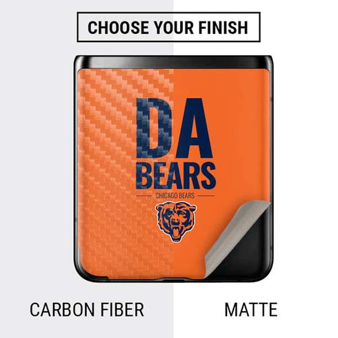 NFL Chicago Bears Team Motto Galaxy Z Flip Skin