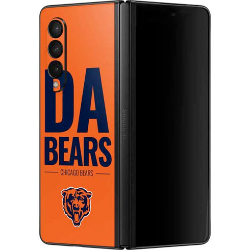 NFL Chicago Bears Team Motto Galaxy Z Fold3 5G Skin