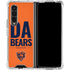 NFL Chicago Bears Team Motto Galaxy Z Fold4 5G Clear Case