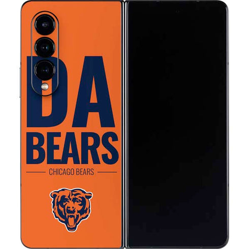 NFL Chicago Bears Team Motto Galaxy Z Fold4 5G Skin