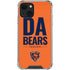 NFL Chicago Bears Team Motto iPhone 14 Clear Case
