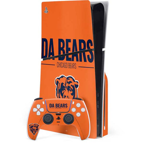 NFL Chicago Bears Team Motto PS5 Slim Disk Bundle Skin