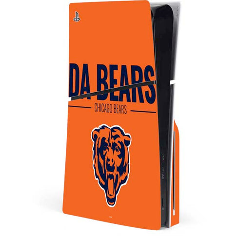NFL Chicago Bears Team Motto PS5 Slim Disk Console Skin