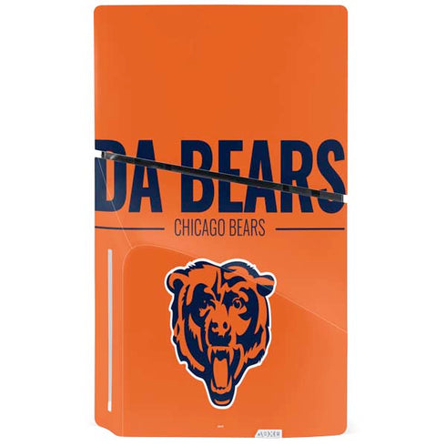 NFL Chicago Bears Team Motto PS5 Slim Disk Console Skin