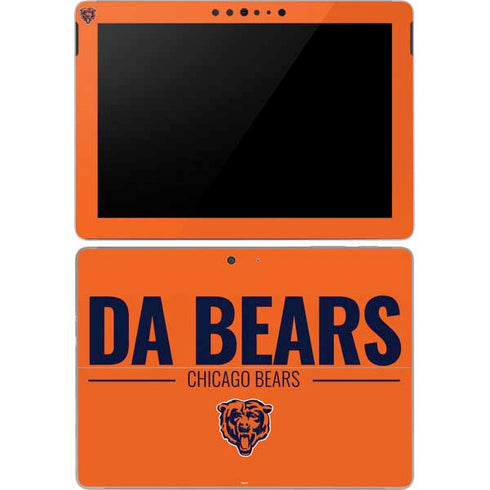 NFL Chicago Bears Team Motto Surface Go Skin