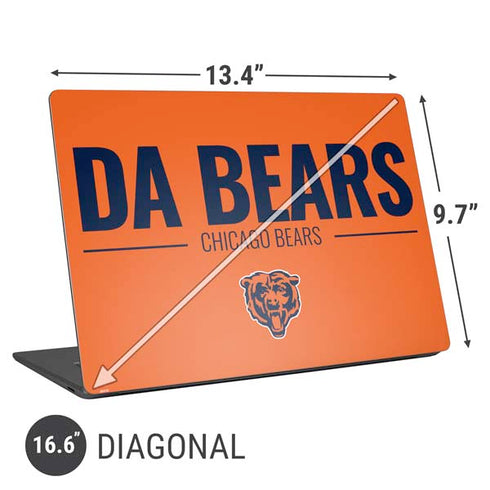 NFL Chicago Bears Team Motto Universal Laptop 16.6in (13.4 x 9.7in) Skin