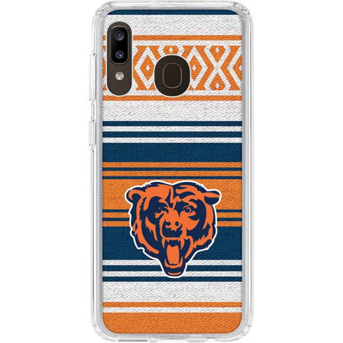 NFL Chicago Bears Trailblazer Galaxy A20 Clear Case