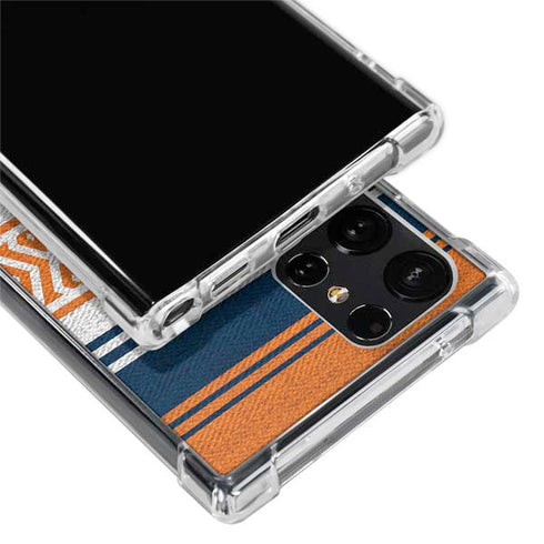 NFL Chicago Bears Trailblazer Galaxy S22 Ultra Clear Case