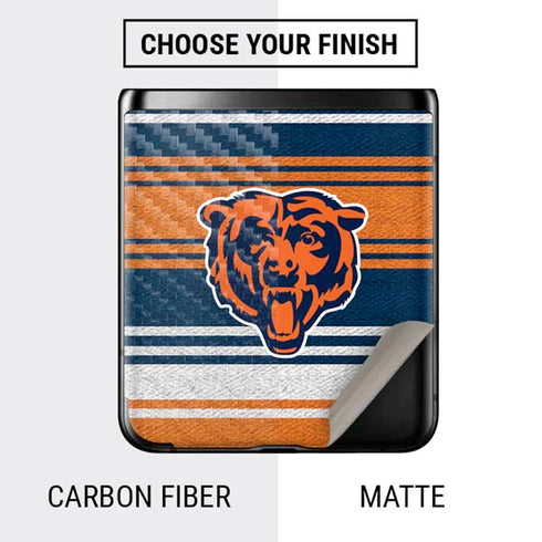 NFL Chicago Bears Trailblazer Galaxy Z Flip Skin