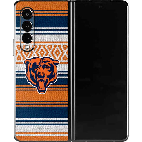 NFL Chicago Bears Trailblazer Galaxy Z Fold3 5G Skin