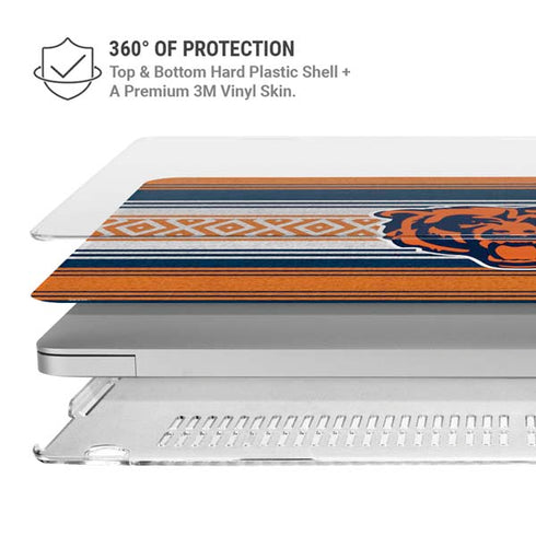 NFL Chicago Bears Trailblazer MacBook Air 15in (2023-2025) Case plus Skin