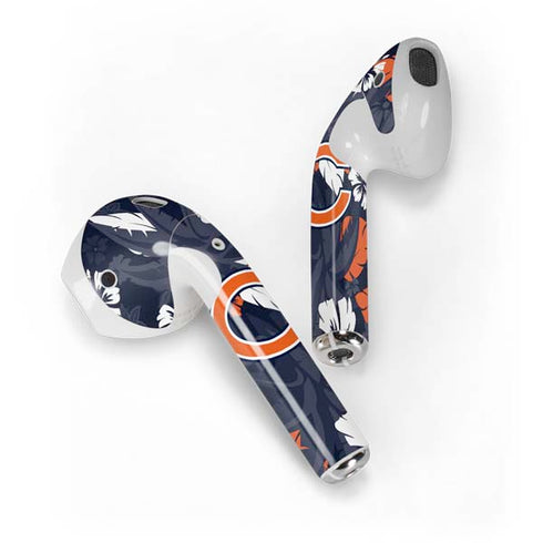 NFL Chicago Bears Tropical Print Apple AirPods Skin