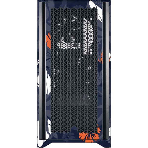 NFL Chicago Bears Tropical Print Corsair 4000D Tempered Glass Mid-Tower ATX Case Skin