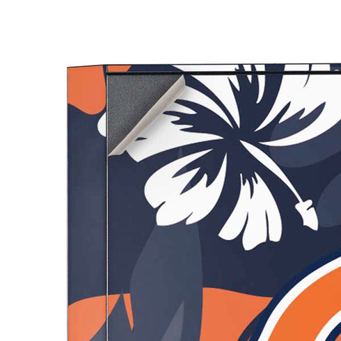 NFL Chicago Bears Tropical Print Corsair 4000D Tempered Glass Mid-Tower ATX Case Skin