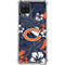 NFL Chicago Bears Tropical Print Galaxy A12 Clear Case