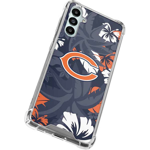 NFL Chicago Bears Tropical Print Galaxy A15 5G Clear Case