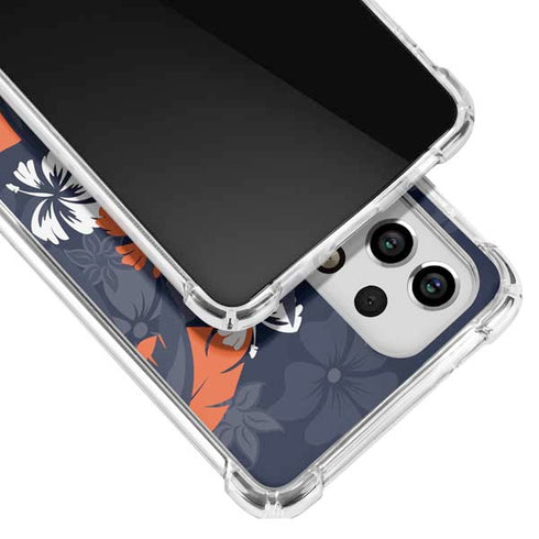NFL Chicago Bears Tropical Print Galaxy A53 5G Clear Case