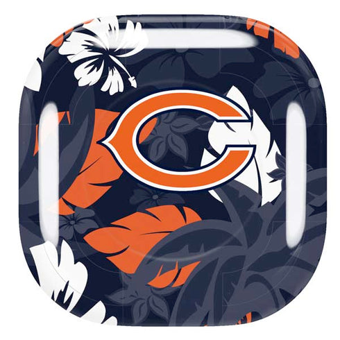 NFL Chicago Bears Tropical Print Galaxy Buds Pro Skin