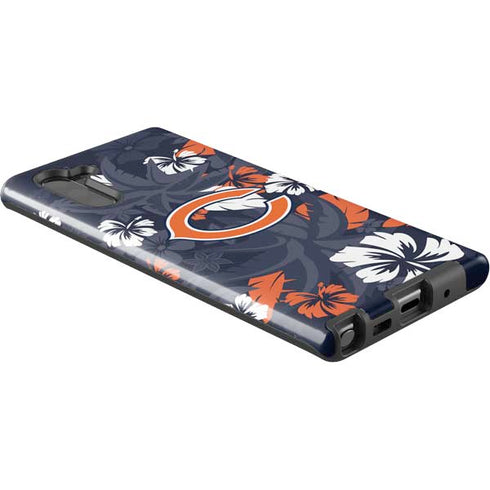 NFL Chicago Bears Tropical Print Galaxy Note 10 Pro Case