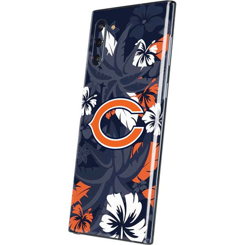 NFL Chicago Bears Tropical Print Galaxy Note 10 Skin