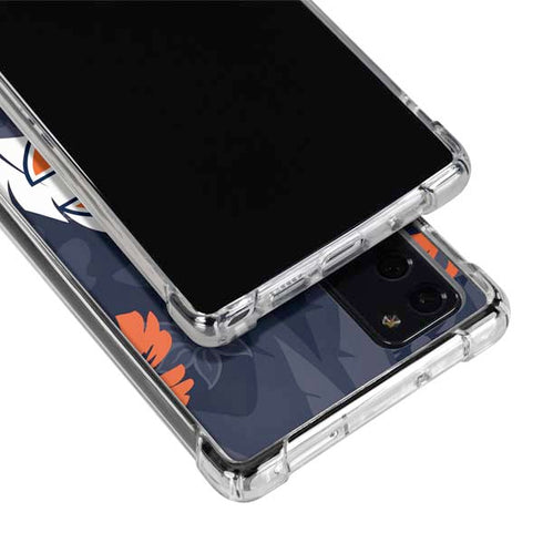 NFL Chicago Bears Tropical Print Galaxy Note20 5G Clear Case