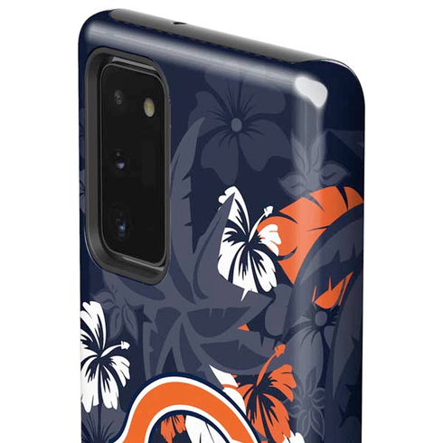 NFL Chicago Bears Tropical Print Galaxy Note20 5G Pro Case