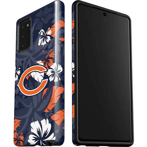 NFL Chicago Bears Tropical Print Galaxy Note20 5G Pro Case
